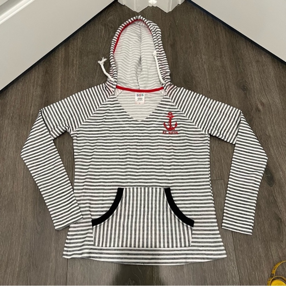 St kitts long sleeve hoodie Caribbean Cruise small